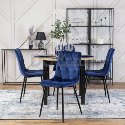 Стул MEBEL ELITE ROBIN Синий, фото 2