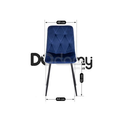 Стул MEBEL ELITE ROBIN Синий, фото 5