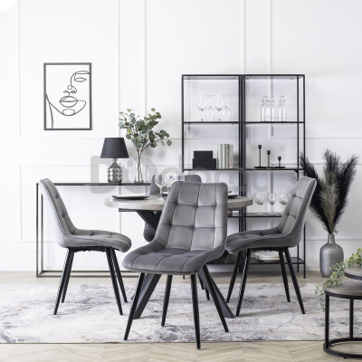 Стул MEBEL ELITE RIO Серый, фото 2