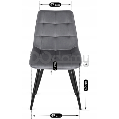 Стул MEBEL ELITE RIO Серый, фото 6