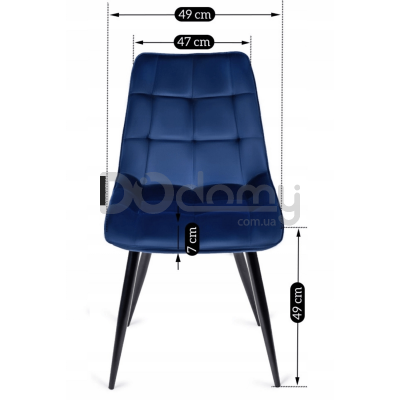 Стул MEBEL ELITE RIO Синий, фото 3