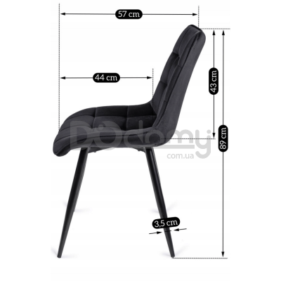 Стул MEBEL ELITE RIO Черный, фото 3