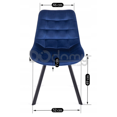 Стілець MEBEL ELITE RICK Синій, фото 4