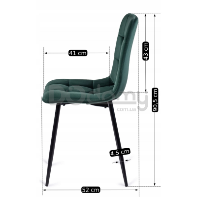 Стілець MEBEL ELITE PERU Зелений, фото 4
