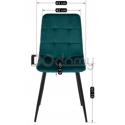 Стул MEBEL ELITE PERU Бирюзовый, фото 5