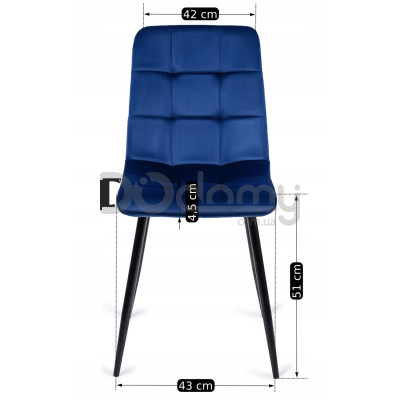 Стул MEBEL ELITE PERU Синий, фото 5