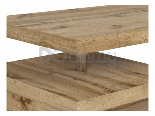 Журнальний столик BRW ŁAWA 120 GLIMP Дуб Вотан, фото 4