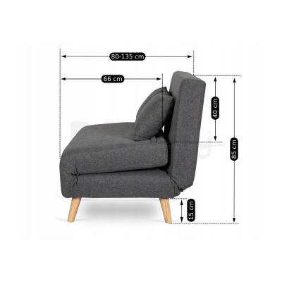 Диван розкладний MEBEL ELITE MARRY 2 сірий, фото 11