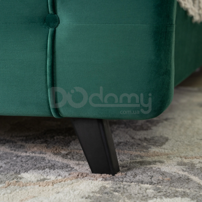 Кровать MEBEL ELITE LINO 160х200 Зеленый, фото 5