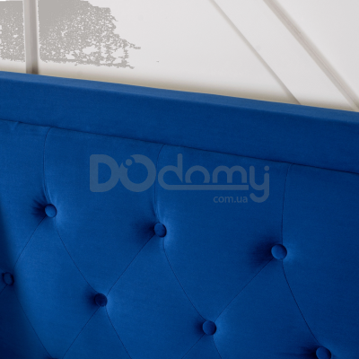 Ліжко MEBEL ELITE CROS 160х200 Синій, фото 3