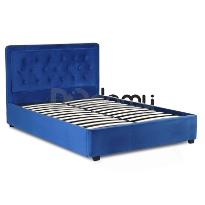 Ліжко MEBEL ELITE CROS 160х200 Синій, фото 4