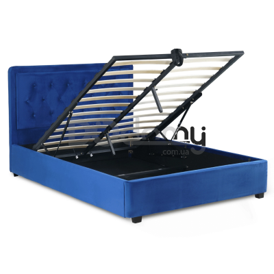 Ліжко MEBEL ELITE CROS 160х200 Синій, фото 5