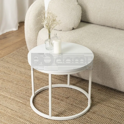 Журнальный стол MEBEL ELITE ALICE Белый, фото 1