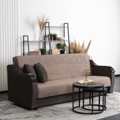 Диван MEBEL ELITE BLOOM Коричневий, фото 1