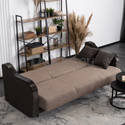 Диван MEBEL ELITE BLOOM Коричневий, фото 2