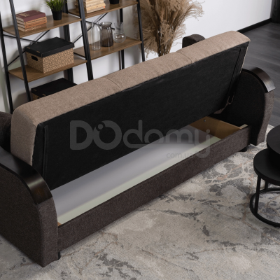 Диван MEBEL ELITE BLOOM Коричневий, фото 3