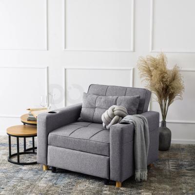 Крісло розкладне MEBEL ELITE SOLOR сірий, фото 1