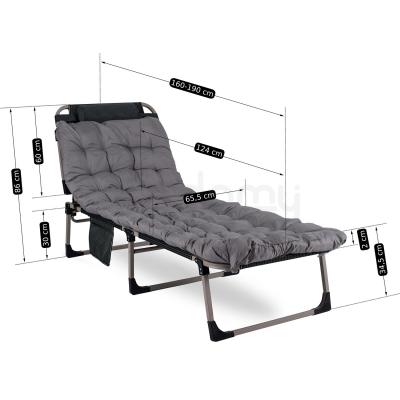 Крісло розкладне MEBEL ELITE VENUS сірий, фото 5