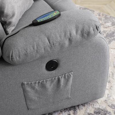 Крісло реклайнер MEBEL ELITE BONO 2 сірий, фото 3