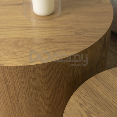 Комплект журнальних столиків MEBEL ELITE LEILA Дуб, фото 3