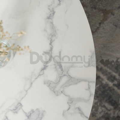 Комплект журнальных столиков MEBEL ELITE JOE MAX Белый мрамор, фото 3