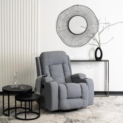 Крісло реклайнер MEBEL ELITE BOX 2 сірий, фото 2