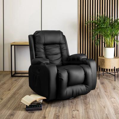 Масажне крісло MEBEL ELITE BOX Екошкіра Чорний, фото 2