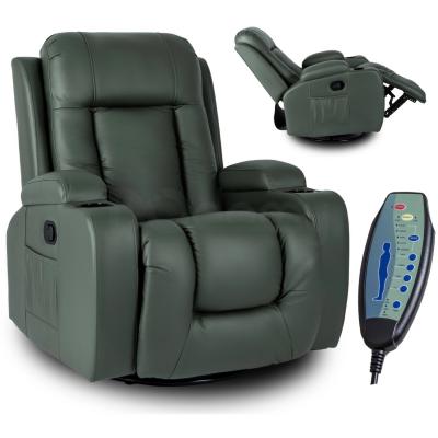 Крісло реклайнер MEBEL ELITE BOX темно-зелений, фото 1