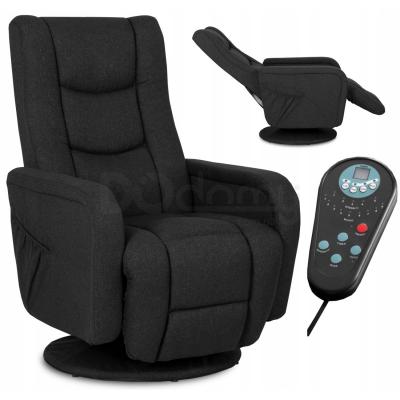 Поворотне крісло реклайнер MEBEL ELITE SPIKE 2 чорний, фото 1