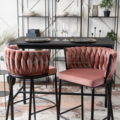 Барный стул MEBEL ELITE FLORES Розовый, фото 4