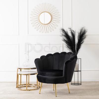 Крісло MEBEL ELITE ANGEL Velvet чорний, фото 1