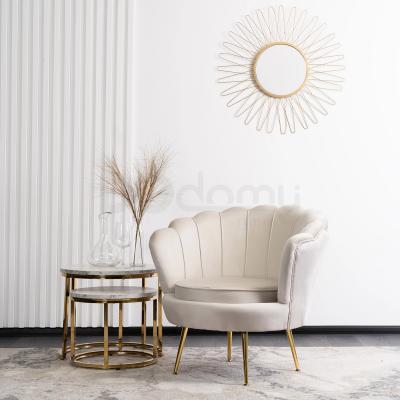 Крісло MEBEL ELITE ANGEL Velvet крем, фото 1