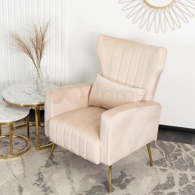 Крісло MEBEL ELITE DIANA Velvet бежевий, фото 1