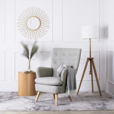 Кресло MEBEL ELITE SANTOS 2 светло-серый, фото 1