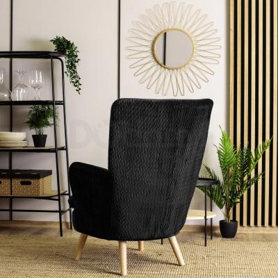 Крісло MEBEL ELITE SANTOS Velvet чорний, фото 2