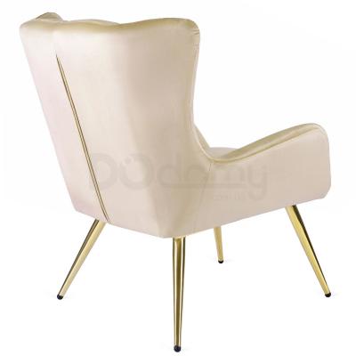 Кресло MEBEL ELITE VINCENT Velvet крем бархат, фото 2