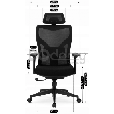 Офисное кресло MEBEL ELITE SPIRAL Черный, фото 5