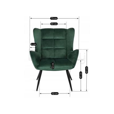 Стілець MEBEL ELITE CORK Velvet бежевий, фото 6