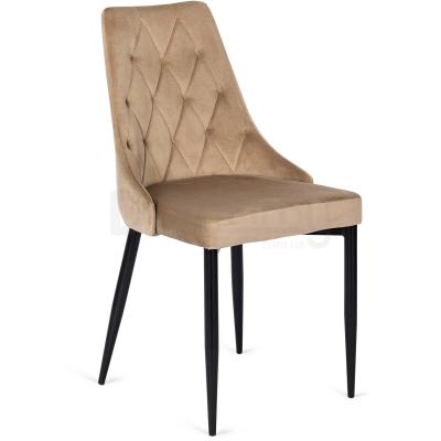 Стілець MEBEL ELITE CORK Velvet бежевий, фото 1