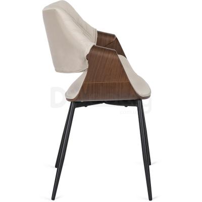 Стул MEBEL ELITE DAKOTA Velvet бежевый, фото 2