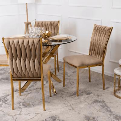 Стул MEBEL ELITE DAN Velvet бежевый, фото 2