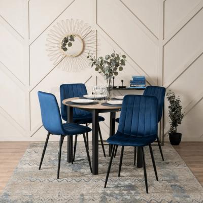 Стул MEBEL ELITE IBIS Velvet синий, фото 2