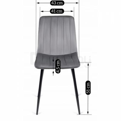 Стілець MEBEL ELITE IBIS Velvet зелений, фото 5