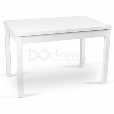 Стіл розкладний MEBEL ELITE SKUBI 120-160х75 білий, фото 1