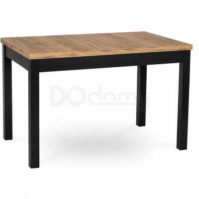 Стіл розкладний MEBEL ELITE SKUBI 120-160х75 дуб крафт, фото 1