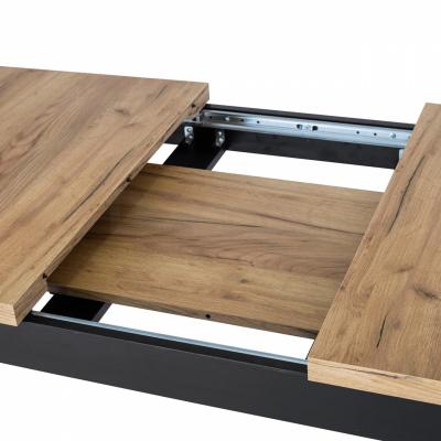 Стіл розкладний MEBEL ELITE SKUBI 120-160х75 дуб крафт, фото 4