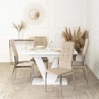 Стул MEBEL ELITE MOLLY Velvet бежевый, фото 2