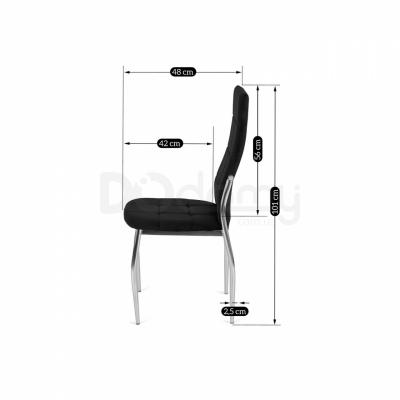 Стул MEBEL ELITE MOLLY Velvet черный, фото 4