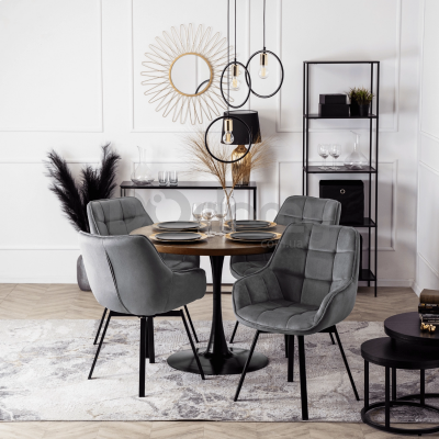 Кресло MEBEL ELITE LUNA Серый, фото 4