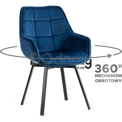 Кресло MEBEL ELITE LUNA Синий, фото 1